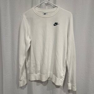 Nike women’s Classic White Crewneck Sweater